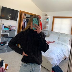 Black studio works sweater